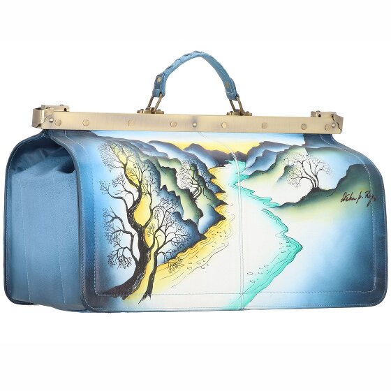Greenland Nature Art+Craft Mallette de médecin Cuir véritable 48 cm