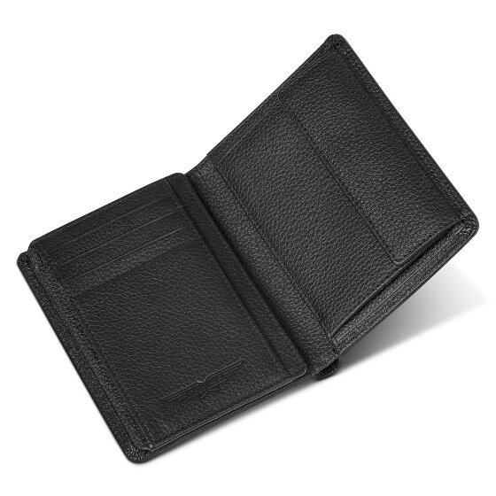 Police Porte-monnaie RFID cuir 9,5 cm dépliant