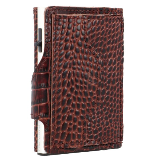 Tru Virtu Click & Slide Porte-cartes de crédit RFID en cuir 6,5 cm