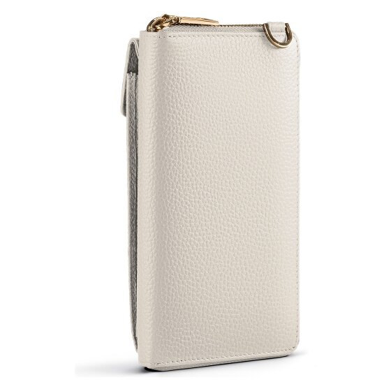 Lazarotti Bologna Leather Zip-Around Porte-monnaie Porte-téléphone en cuir 19 cm