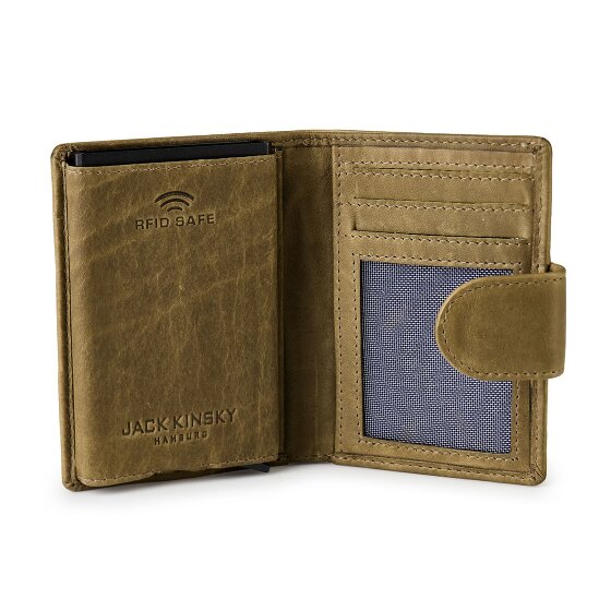 Jack Kinsky Aruba Porte-monnaie Protection RFID Cuir 7.5 cm