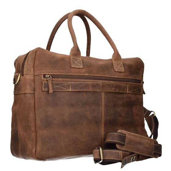 Greenburry Porte-documents Vintage en cuir 40 cm pour ordinateur portable