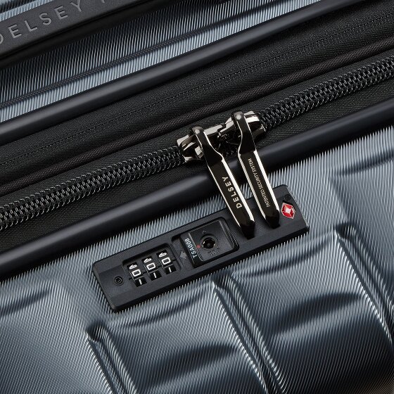 Delsey Paris Longitude 4 roulettes Trolley 81 cm avec soufflet d'extension