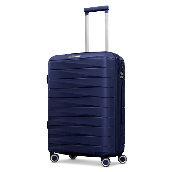 Franky London 4 roulettes Trolley M 65 cm avec soufflet d'extension