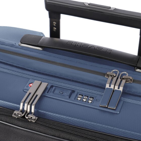 Travelite Mooby 4 roulettes Trolley de cabine 55 cm Compartiment pour ordinateur portable