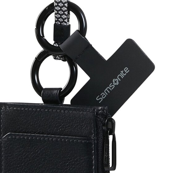 Samsonite Prismix Étui pour cartes de crédit Protection RFID Cuir véritable 6.5 cm