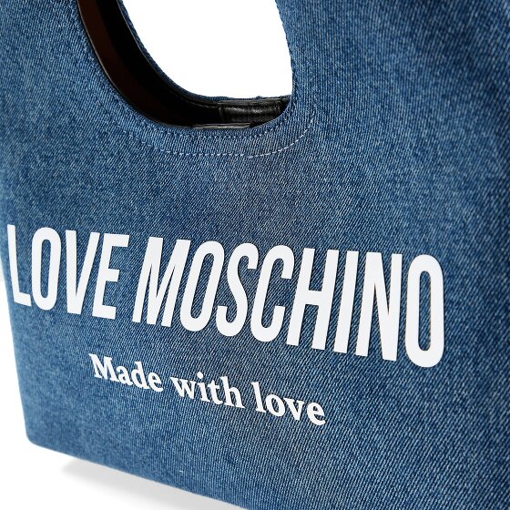 Love Moschino Denim Signature Love Sac à bandoulière 34 cm