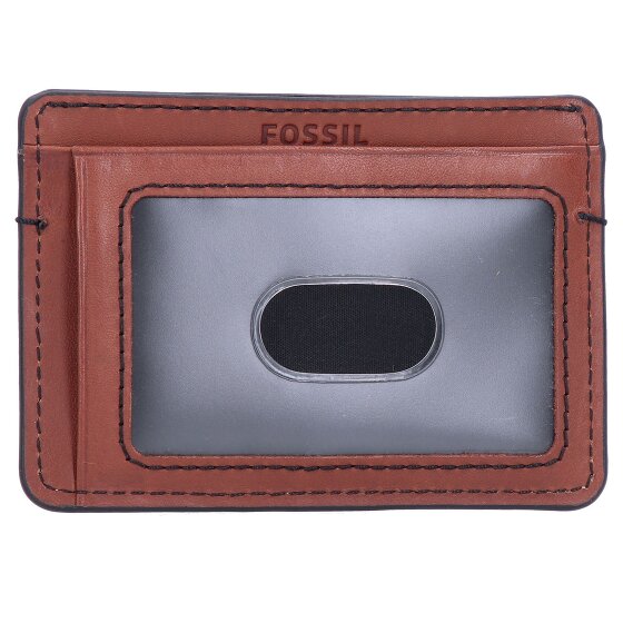 Fossil Étui en cuir pour cartes de crédit Bronson 10 cm