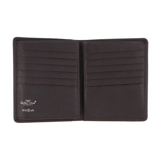 Golden Head Porte-monnaie Polo RFID en cuir 10,5 cm