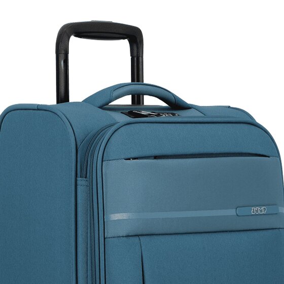 Jump Monthélys 4 roulettes Trolley de cabine 55 cm avec soufflet d'extension