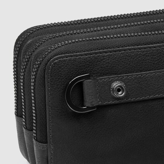 Piquadro Cronus Trousse de toilette Cuir véritable 19.5 cm