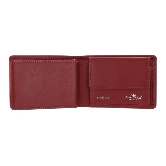Golden Head Polo Porte-monnaie Protection RFID Cuir véritable 10 cm