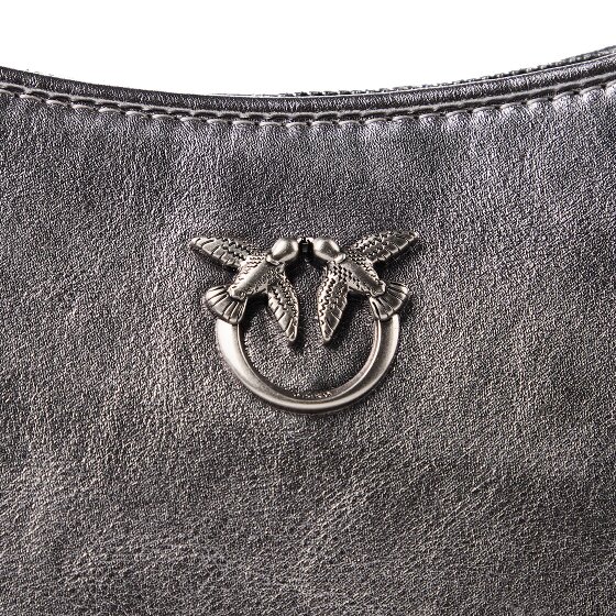 PINKO Half Moon Mini Sac à bandoulière Cuir véritable 26 cm
