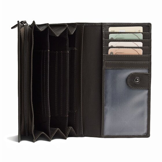 The Chesterfield Brand Valetta Porte-monnaie Protection RFID Cuir véritable 18 cm