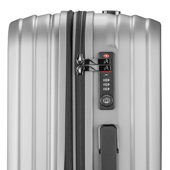 Pack Easy Genius 4 roulettes Trolley M 66 cm avec soufflet d'extension