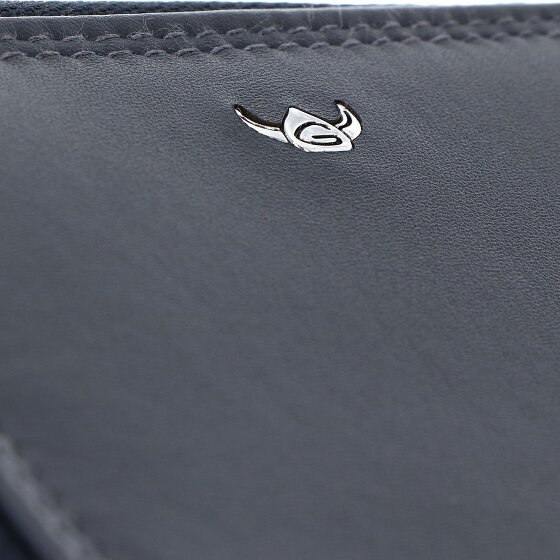 Golden Head Polo Porte-monnaie Protection RFID Cuir véritable 10 cm