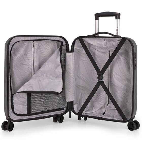 Gabol Paradise XP 4 roulettes Trolley de cabine S 55 cm avec soufflet d'extension