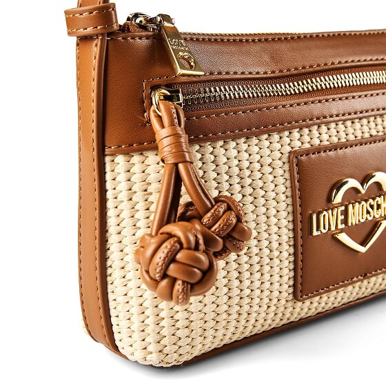 Love Moschino Straw Chic Sac à bandoulière 25 cm