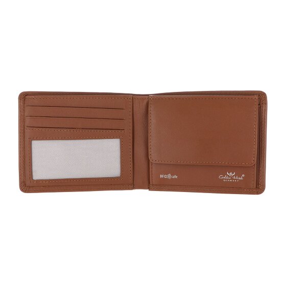 Golden Head Polo Porte-monnaie Protection RFID Cuir véritable 11 cm