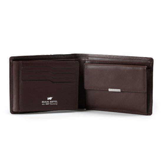 Braun Büffel Golf 3.0 Porte-monnaie Protection RFID Cuir 12 cm