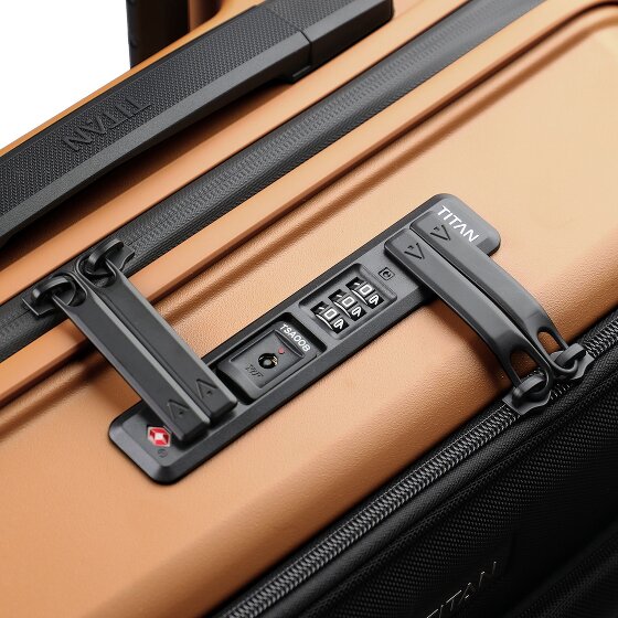 Titan Upgrade 4 roulettes Trolley de cabine 55 cm Compartiment pour ordinateur portable