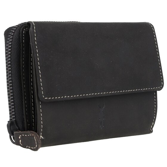 Jack Kinsky Baltimore 512 Porte-monnaie RFID en cuir 14 cm
