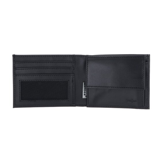 oxmox Leather Porte-monnaie Protection RFID Cuir véritable 11 cm