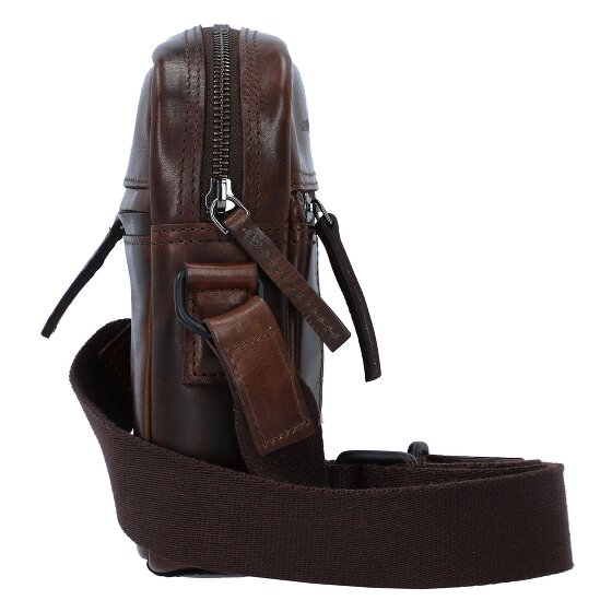 Greenburry Newport Mini sac à bandoulière Cuir véritable 18 cm