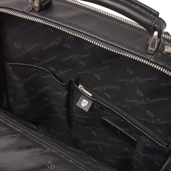 Castelijn & Beerens Verona Sac à dos RFID en cuir 40 cm Compartiment pour ordinateur portable