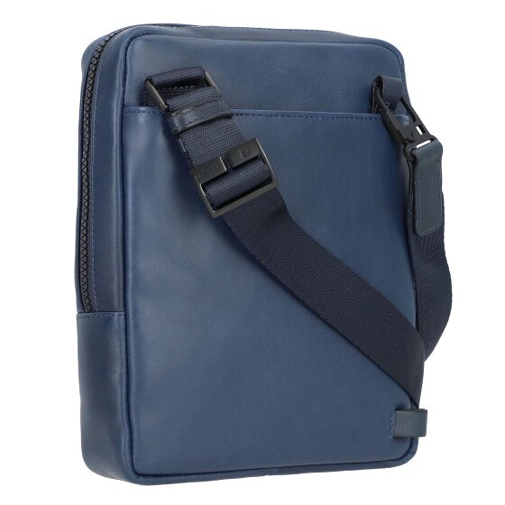 Piquadro Finn Sac à bandoulière Cuir véritable 18 cm