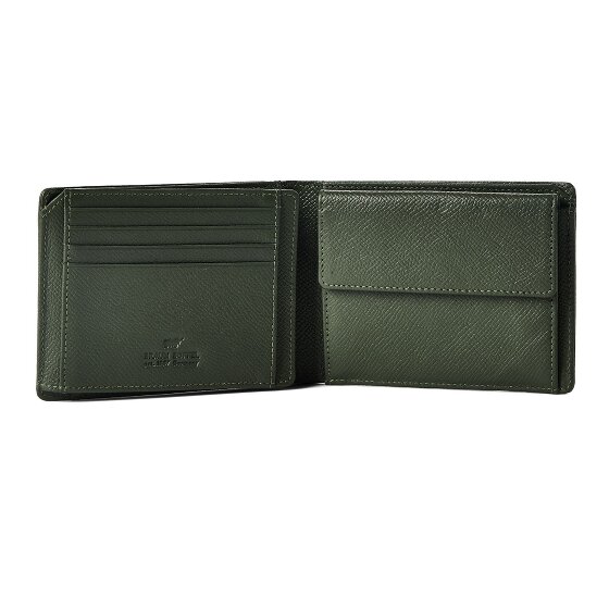 Braun Büffel Robin Porte-monnaie Protection RFID Cuir véritable 12.5 cm