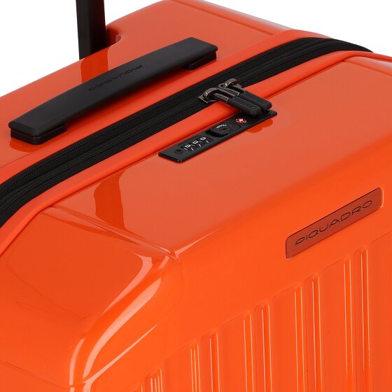 Piquadro PQ-Light 4 roulettes Trolley M 69 cm avec soufflet d'extension