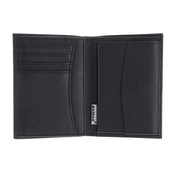 oxmox Leather Porte-monnaie Protection RFID Cuir véritable 13 cm
