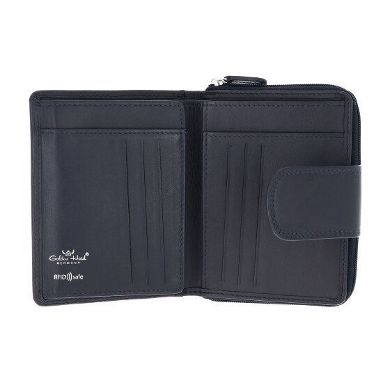Golden Head Porte-monnaie Polo RFID en cuir 12,5 cm