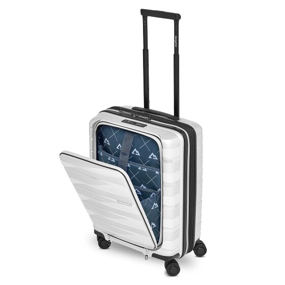 Bergpfeil Travel 4 roues Valise cabine 55 cm Compartiment ordinateur avec soufflet d'extension