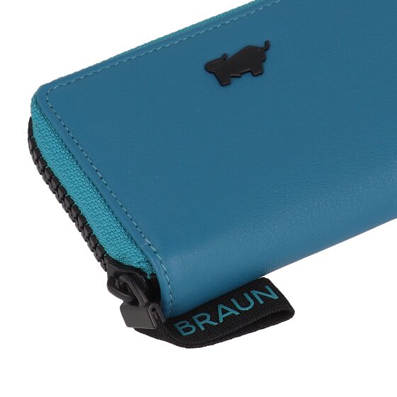 Braun Büffel Capri Porte-monnaie Protection RFID Cuir 11 cm