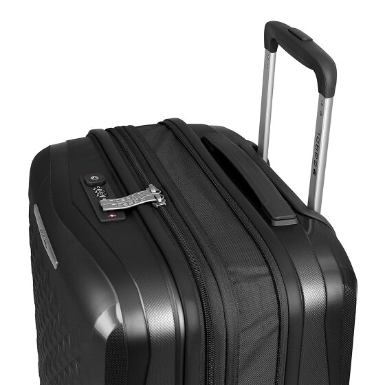 Gabol Queens 4 roulettes Set de valises 4 pièces avec soufflet d'extension