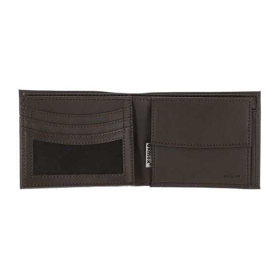 oxmox Leather Porte-monnaie Protection RFID Cuir véritable 10 cm