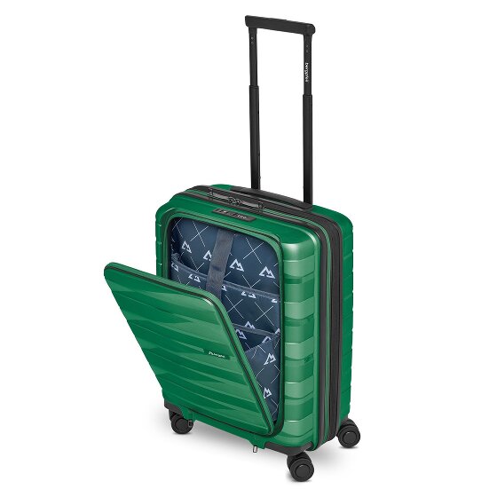 Bergpfeil Travel 4 roues Valise cabine 55 cm Compartiment ordinateur avec soufflet d'extension