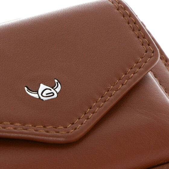 Golden Head Polo Porte-monnaie Protection RFID Cuir véritable 10 cm