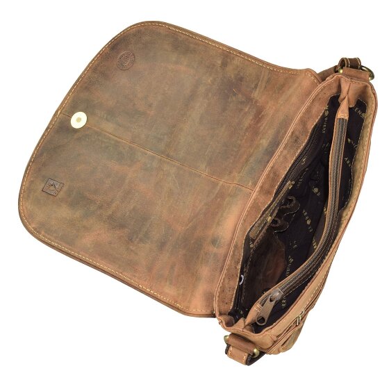 Greenburry Sac à bandoulière Vintage en cuir 28 cm