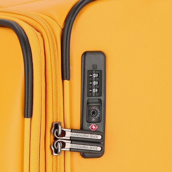 Mandarina Duck Eco Coated 4 roues Valise cabine XL 83 cm avec soufflet d'extension
