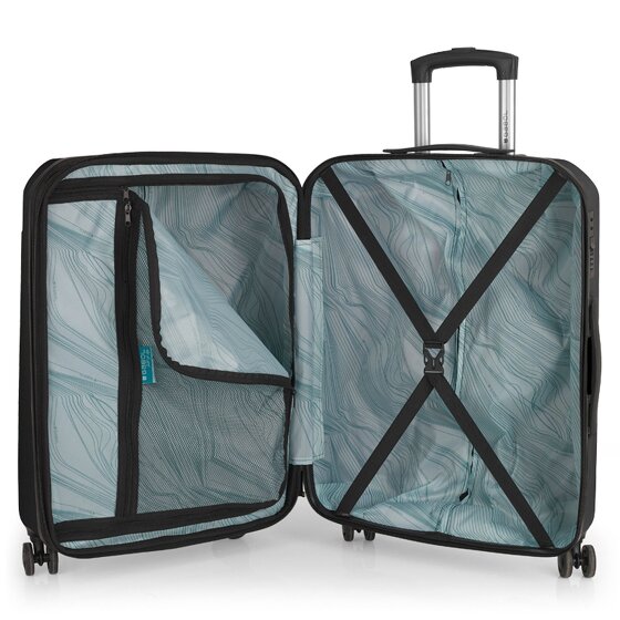 Gabol Mercury 4 roulettes Trolley M 66 cm avec soufflet d'extension