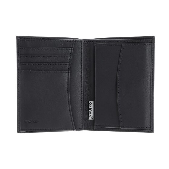 oxmox Leather Porte-monnaie Protection RFID Cuir véritable 13 cm