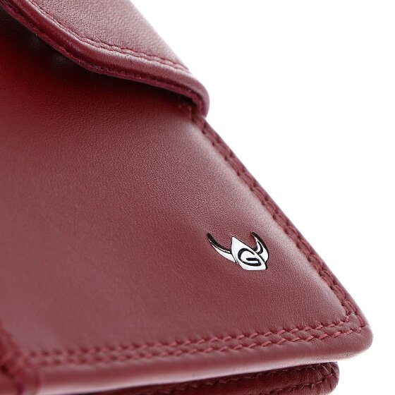 Golden Head Polo Étui pour cartes de crédit Protection RFID Cuir véritable 8 cm