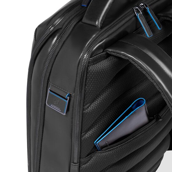 Piquadro Blue Square Daypack Cuir 42 cm Compartiment pour ordinateur portable