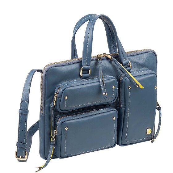 DuDu Pocket Attaché-case Cuir véritable 36 cm Compartiment ordinateur