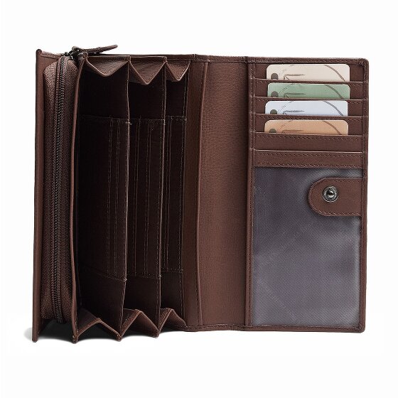 The Chesterfield Brand Valetta Porte-monnaie Protection RFID Cuir véritable 18 cm