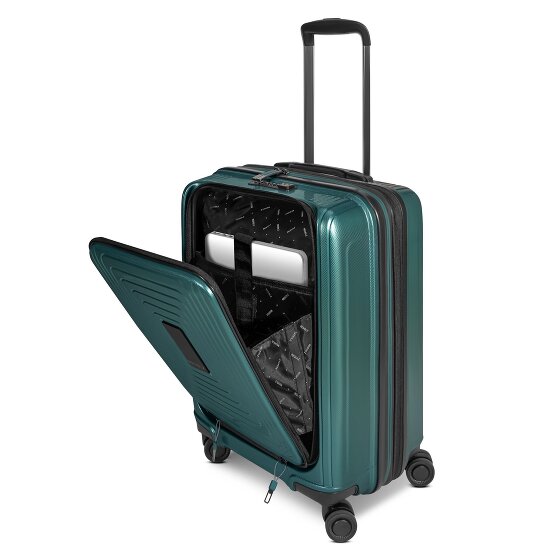Redolz Essentials 14 4 roues Valise cabine S 55 cm Compartiment ordinateur avec soufflet d'extension
