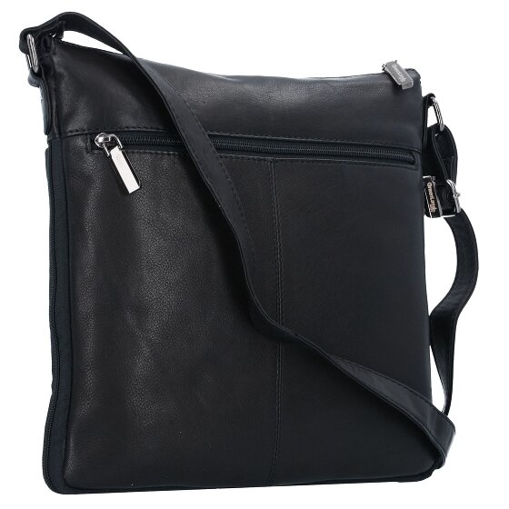 Greenland Nature Black Nappa Sac à bandoulière Cuir 29 cm